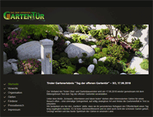 Tablet Screenshot of gartentuer.at